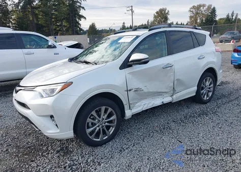 2017 Toyota Rav4 Platinum z USA, uszkodzony, nr VIN 2T3DFREV0HW624025